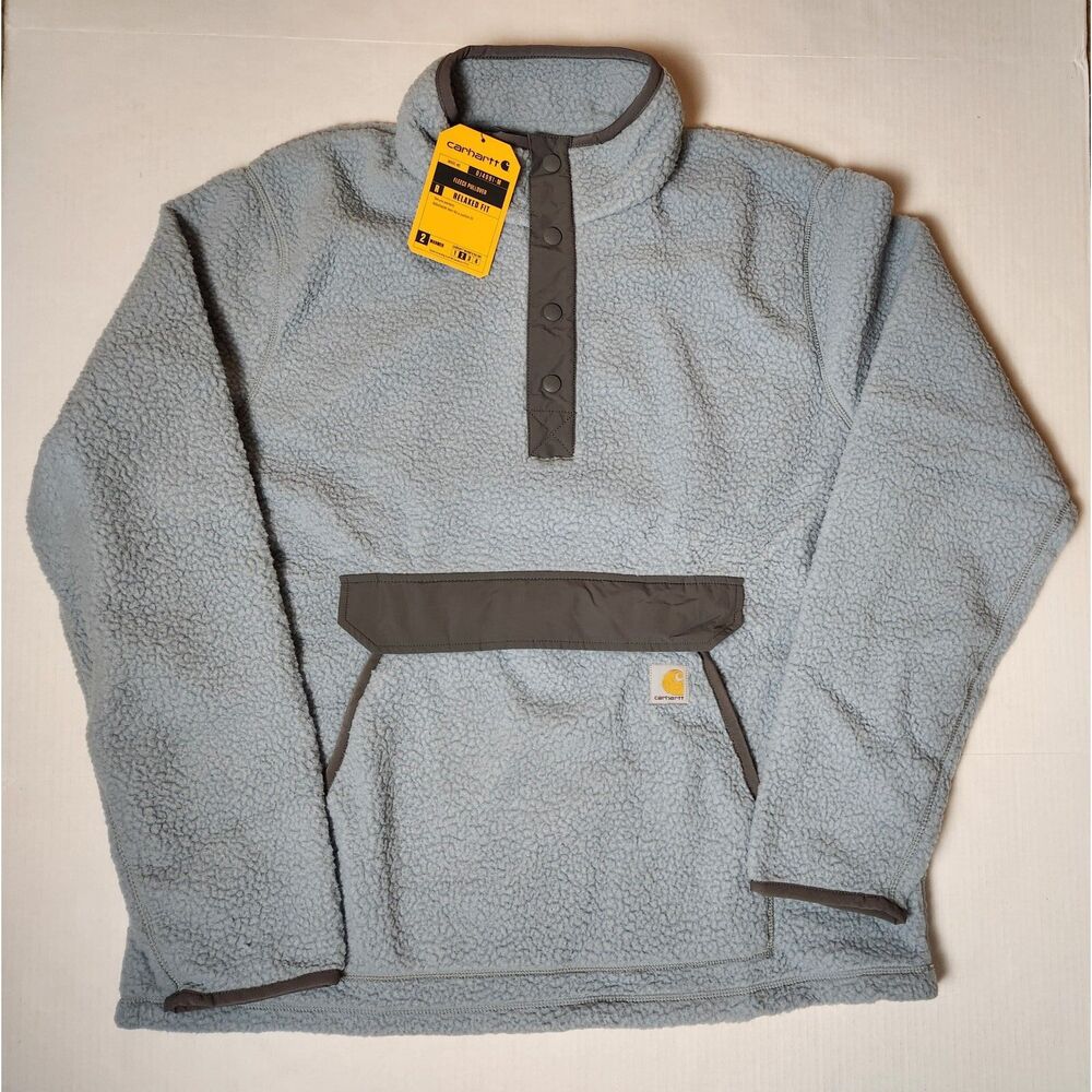 Carhartt Fleece Pullover Men's LT Large Tall Light Blue